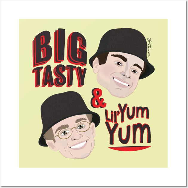 Big Tasty and Lil Yum Yum Wall Art by Frannotated